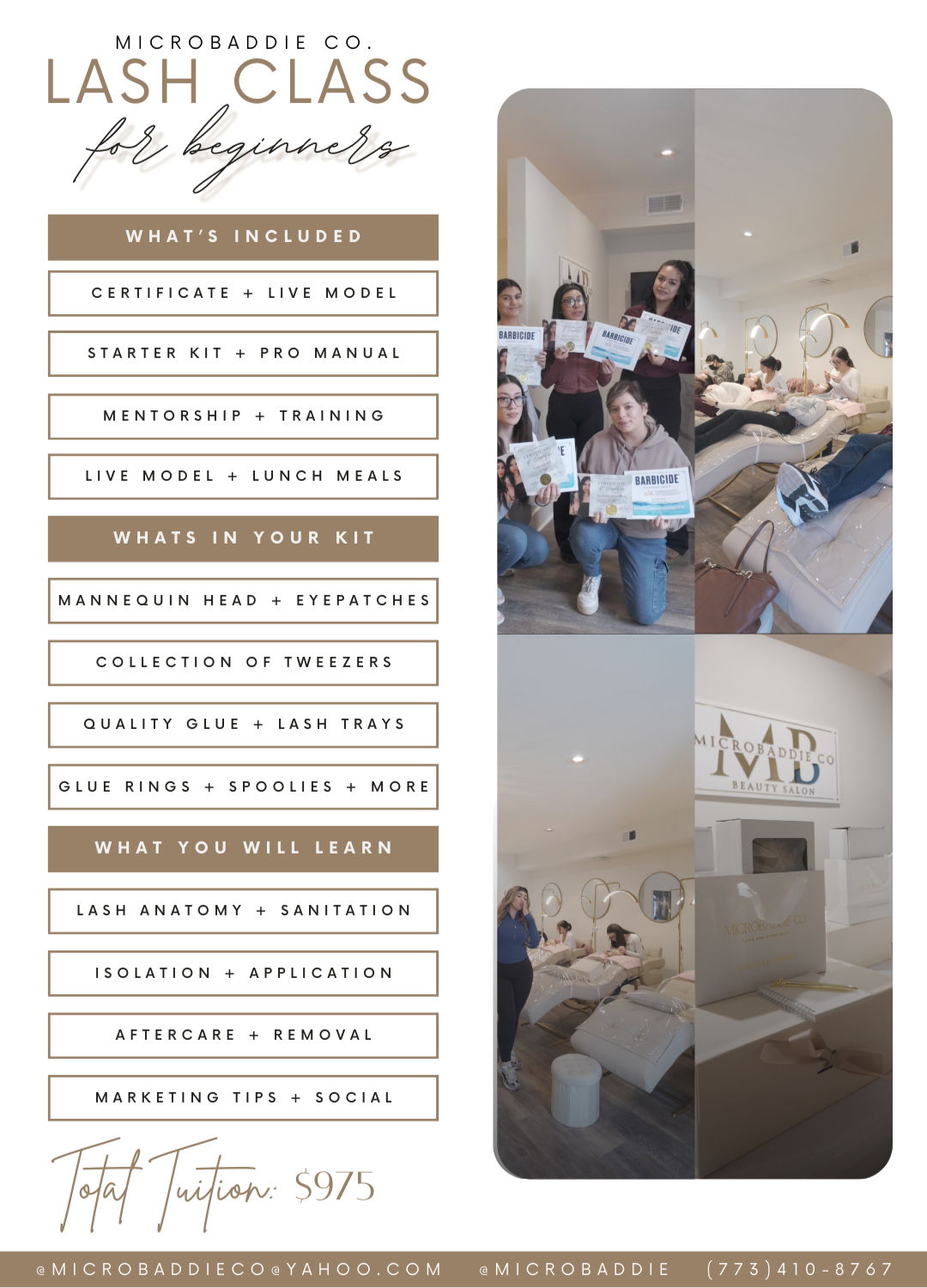Beginner Group Eyelash Extension Masterclass