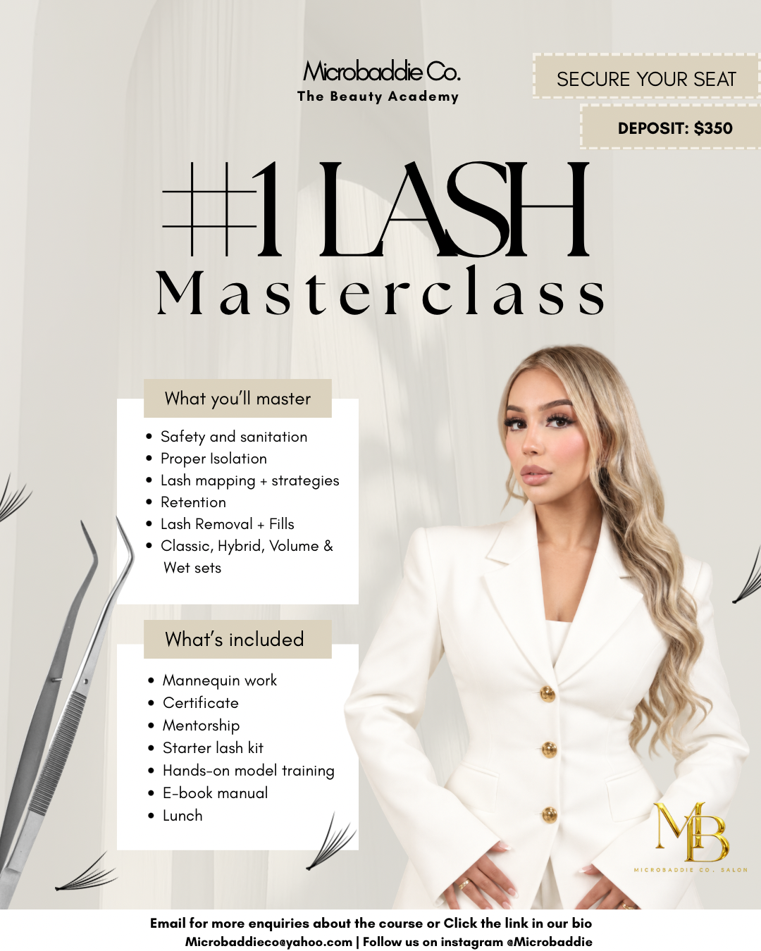 Beginner Group Eyelash Extension Masterclass