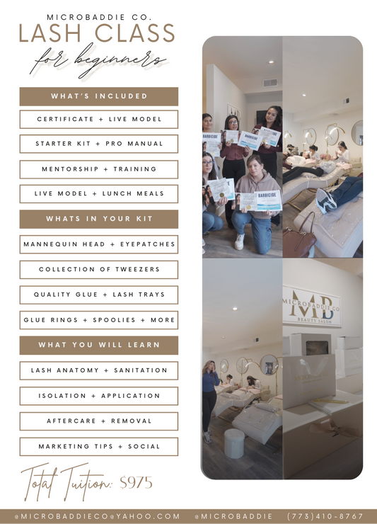 Beginner Group Eyelash Extension Masterclass