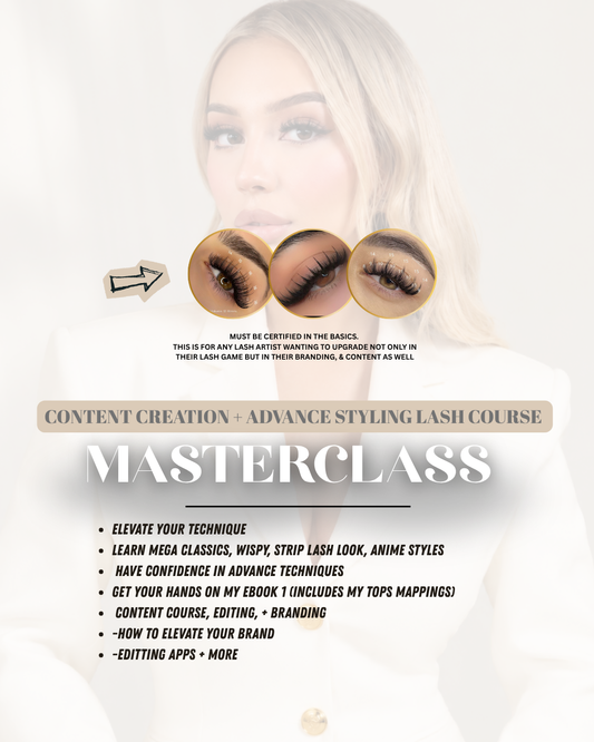 Content creation + Advance Styling course