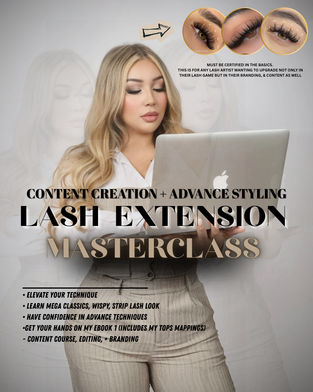 Content creation + Advance Styling course